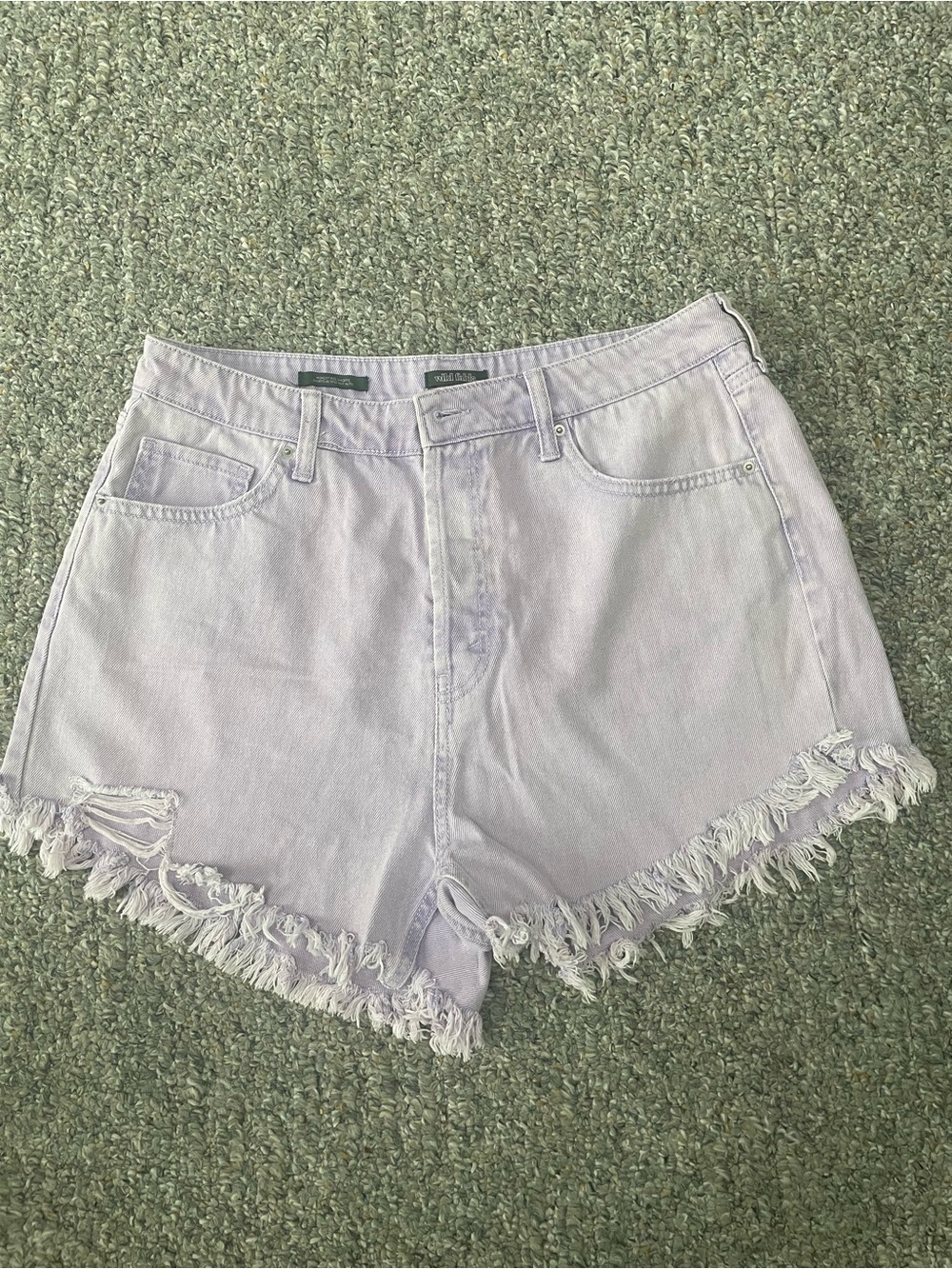 Wild Fable purple denim shorts